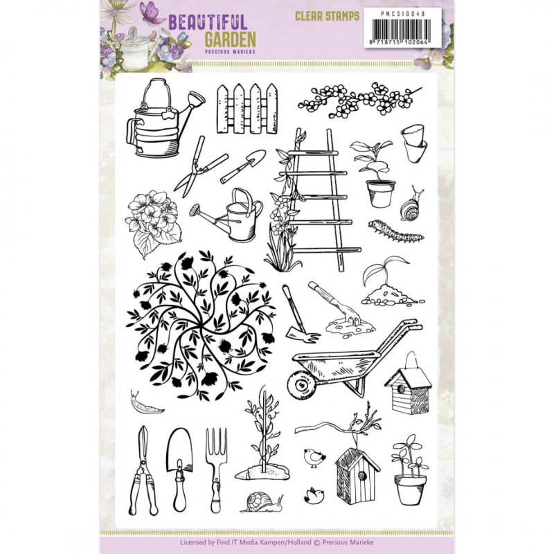 Clear Stamps Beautiful Garden by Precious Marieke 