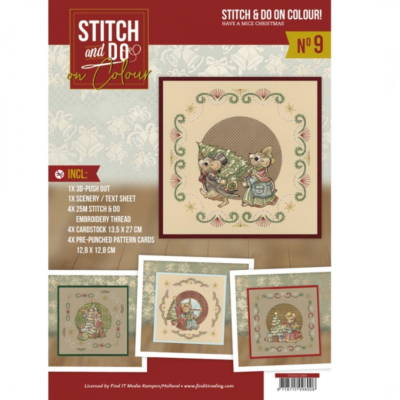 Stitch and Do on Colour 009 - Yvonne Creations - Have a Mice Christmas 