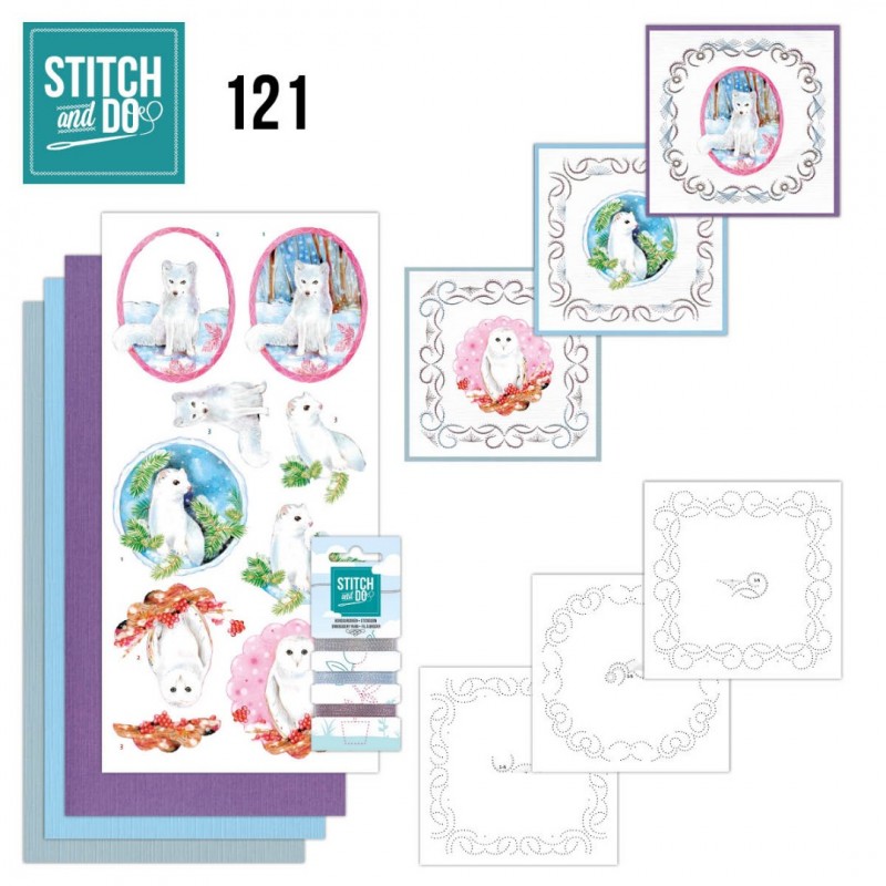 Nr. 121 Wintervrienden van Amy Design voor Stitch and Do