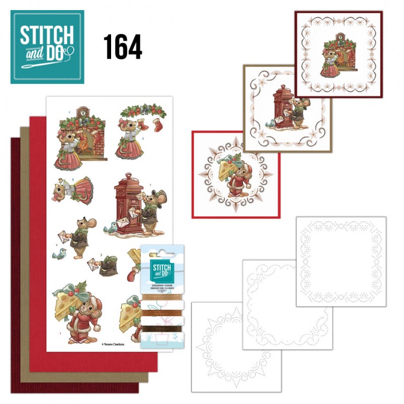 Stitch and Do 164 - Yvonne Creations - Have a Mice Christmas