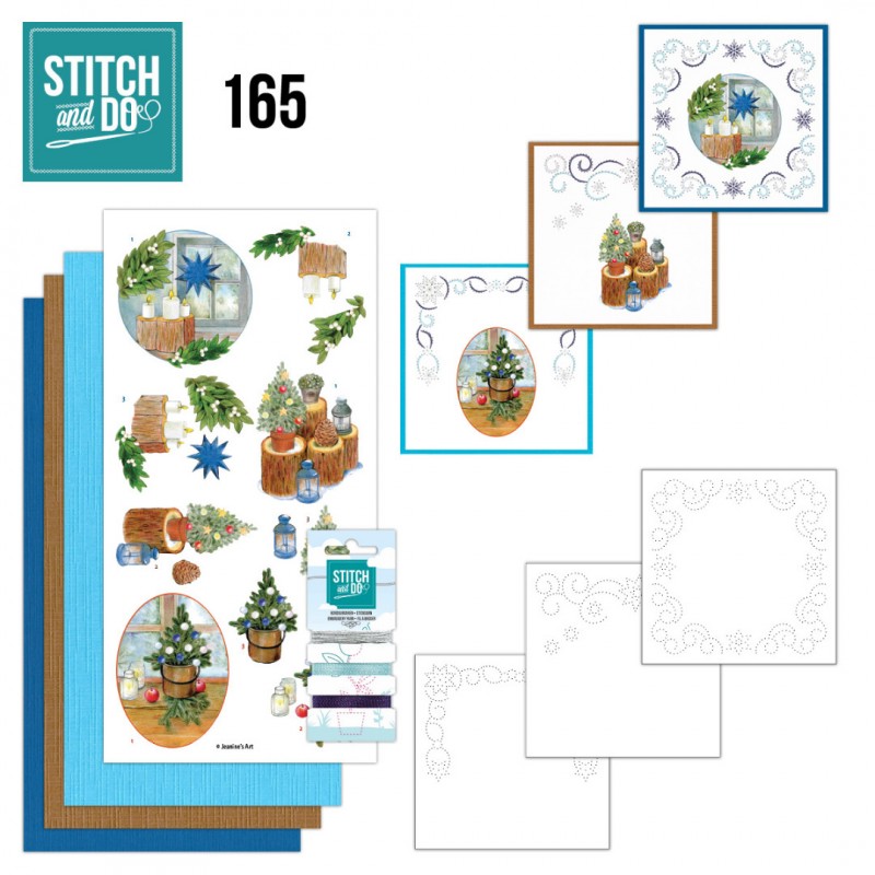 Stitch and Do 165 - Jeanine's Art - Christmas Cottage                                       