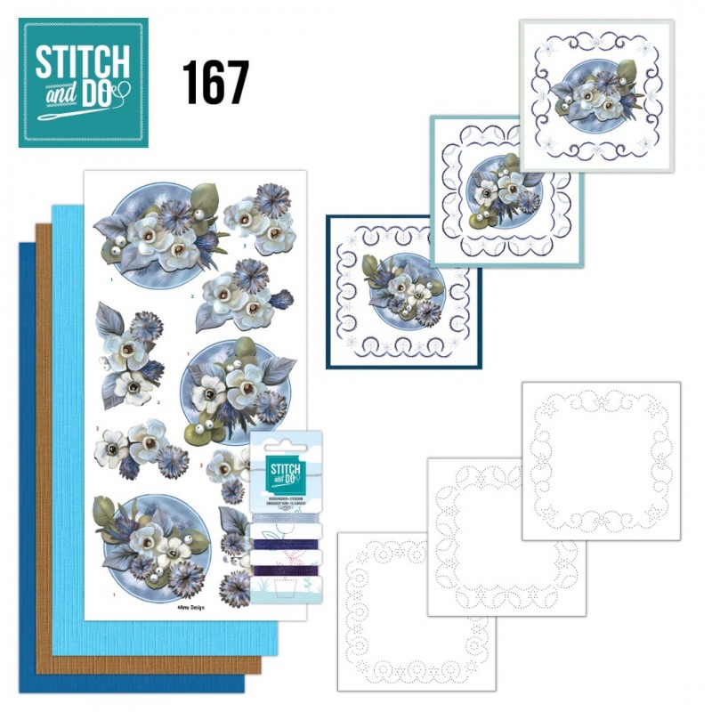 Stitch and Do 167 - Amy Design - Awesome Winter - Winter Flowers