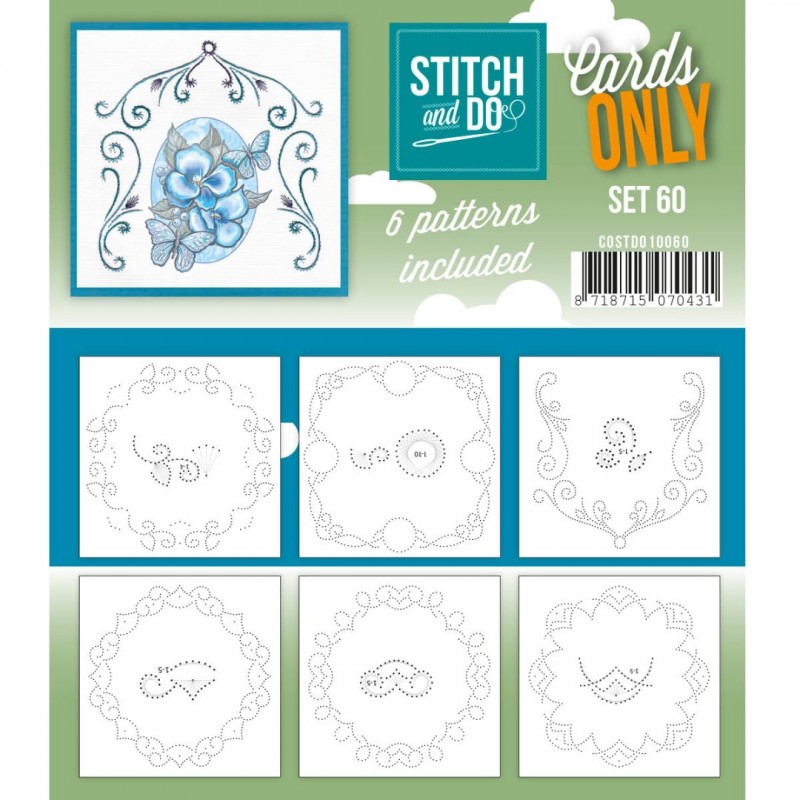 Nr. 60 Vierkant Cards only Stitch and Do