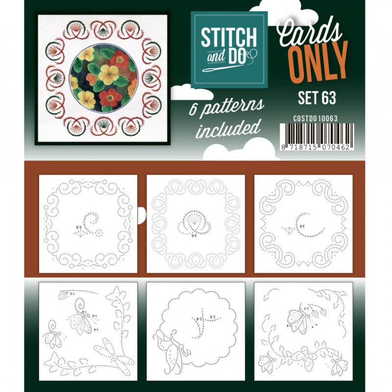 Nr. 63 Square Cards only Stitch and Do