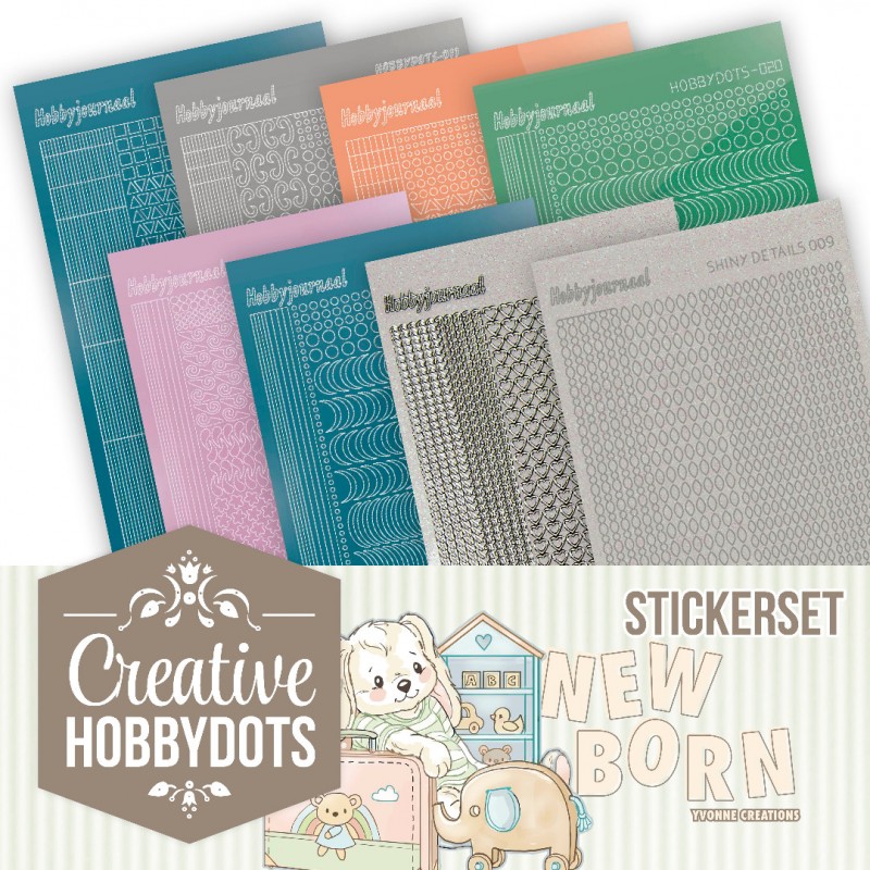 Creative Hobbydots Stickerset 11- Yvonne Creations - Newborn