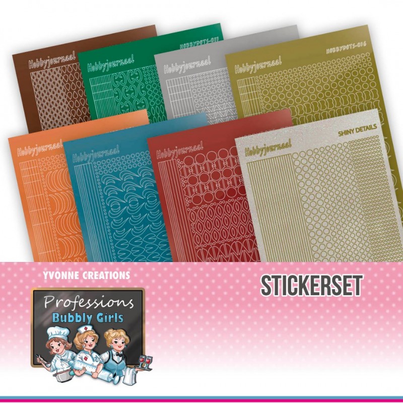 Creative Hobbydots Stickerset 13 - Yvonne Creations - Professions