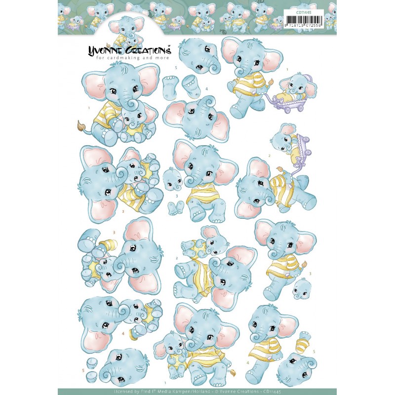 I will protect you 3D Cutting Sheet by Yvonne Creations