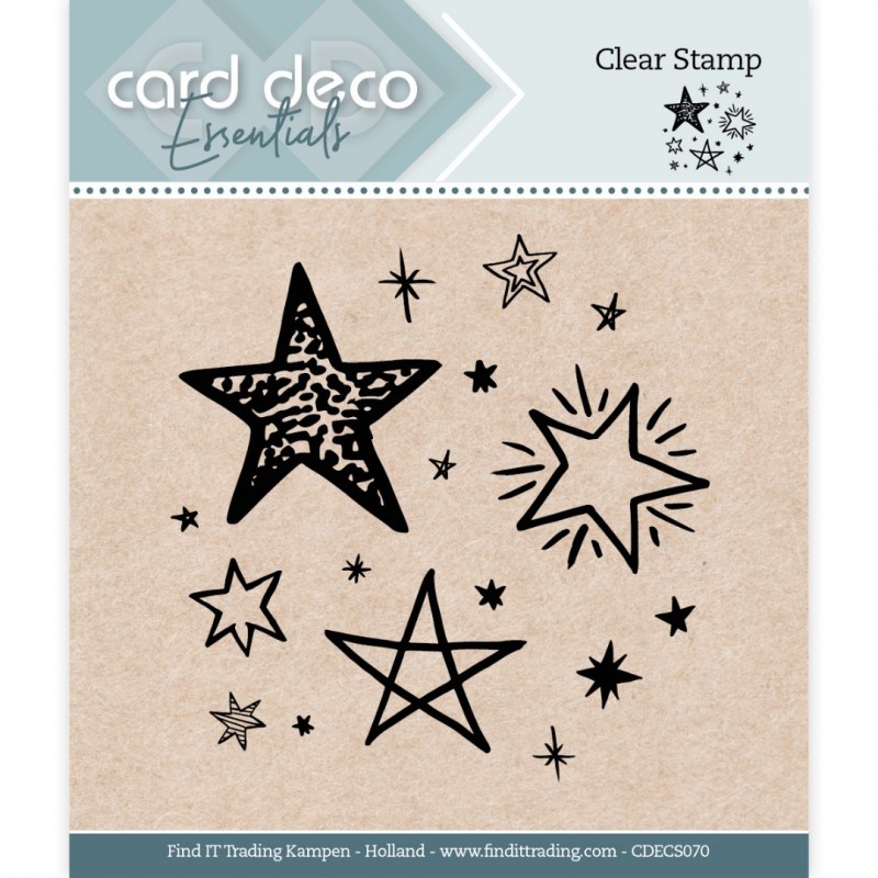 Card Deco Essentials - Clear Stamps - Stars