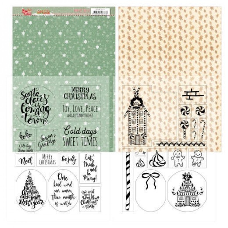 Mica Sheets - Sweet Christmas van Yvonne Creations