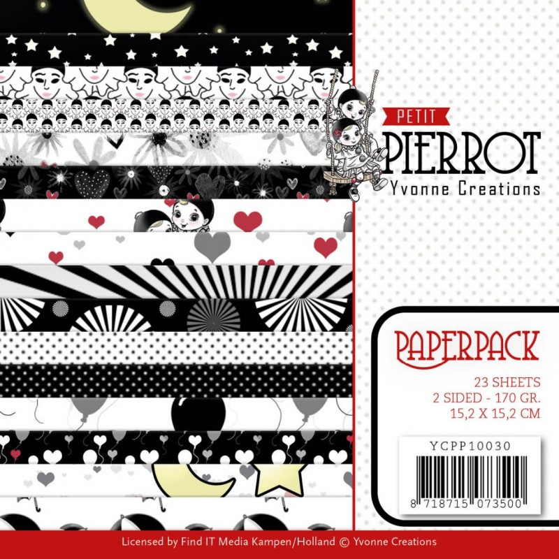 Paperpack Petit Pierrot by Yvonne Creations