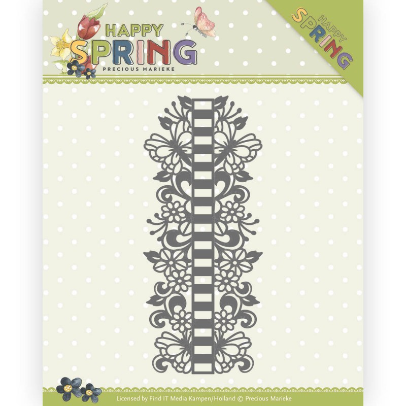 Dies - Precious Marieke - Happy Spring - Ribbon Border