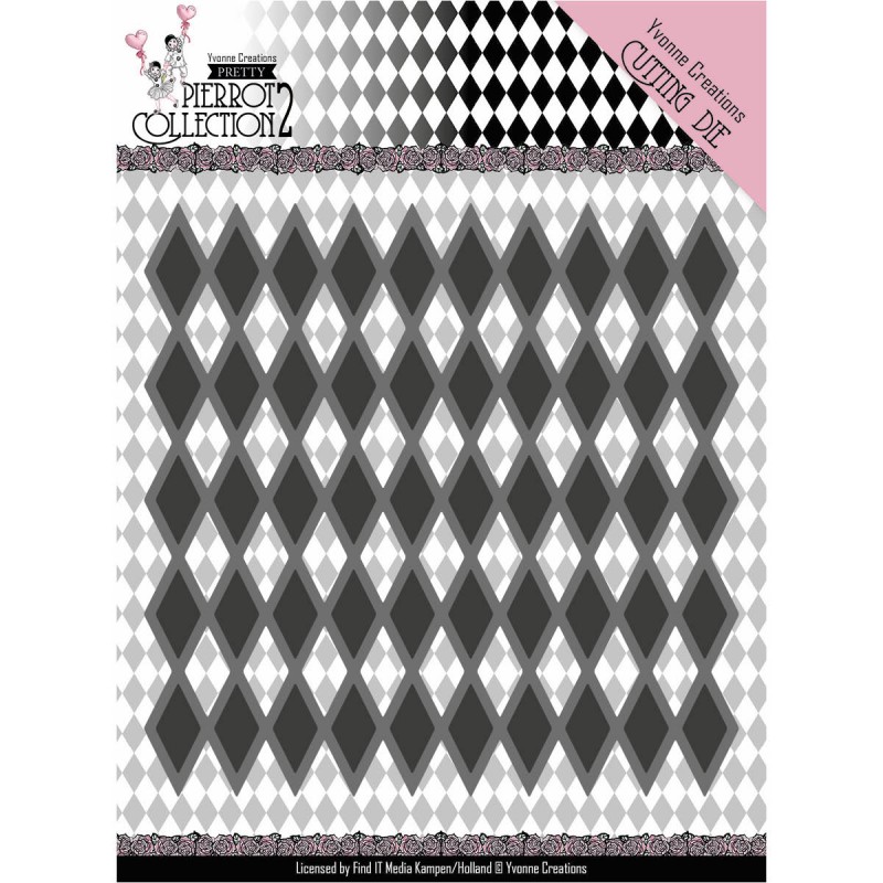 Diamond Pattern - Pretty Pierrot 2 - Snijmal - Yvonne Creations