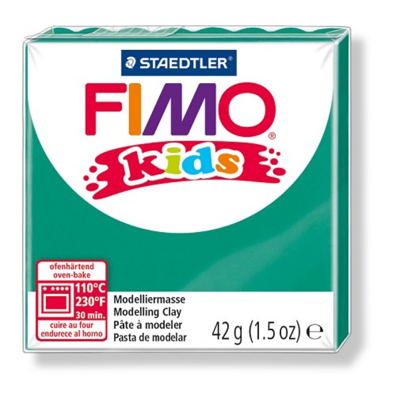 Fimo kids boetseerklei 42 g groen