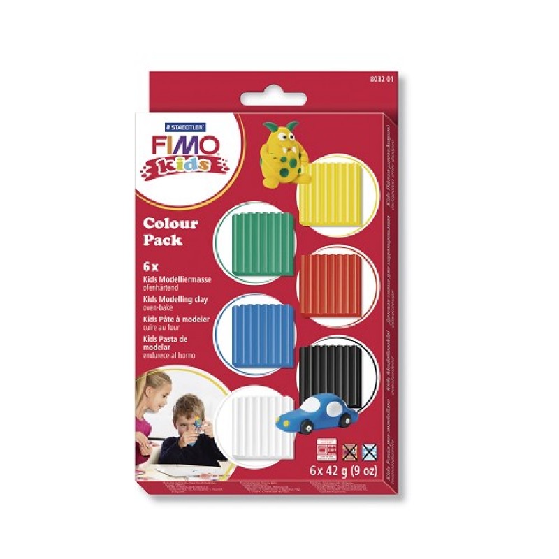 Fimo kids Colour pack basic (6 x 42 g)