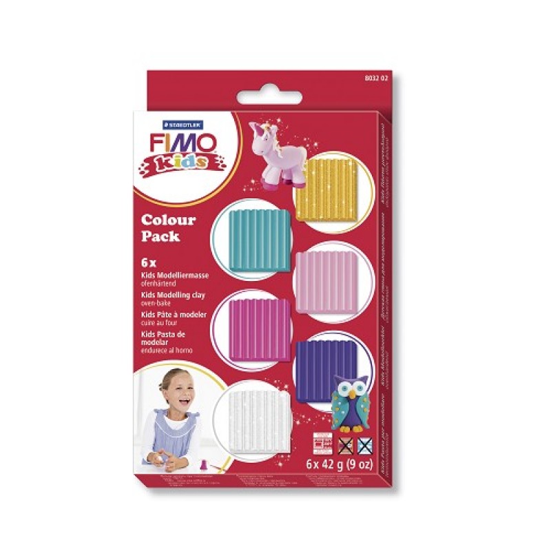 Fimo kids Colour pack girlie (6 x 42 g)