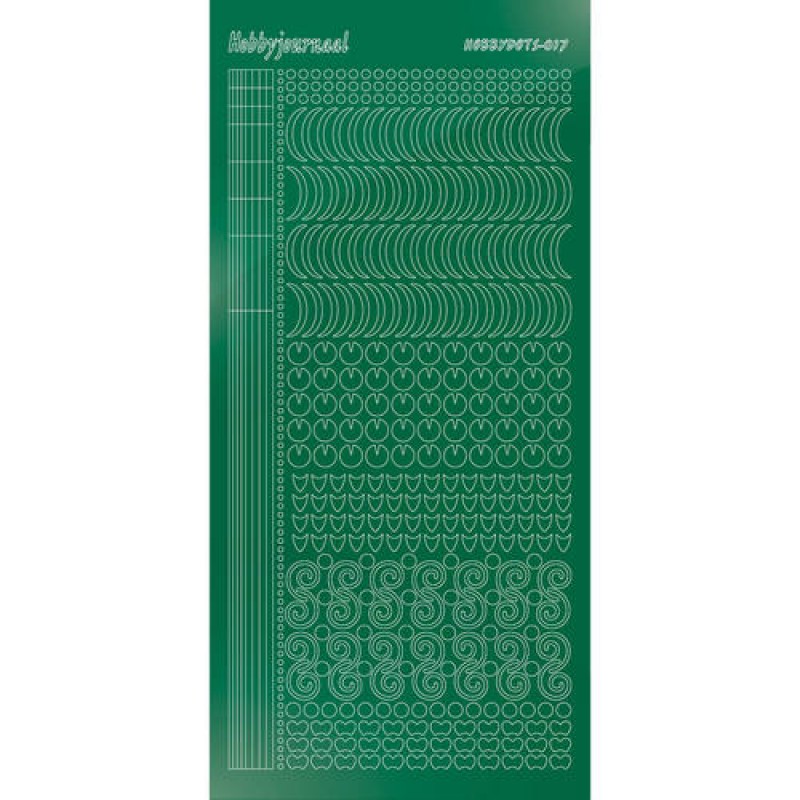 Hobbydots sticker - Mirror Green