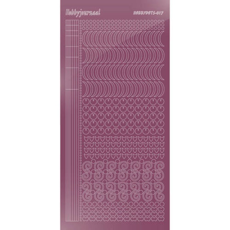 Hobbydots sticker - Mirror Violet