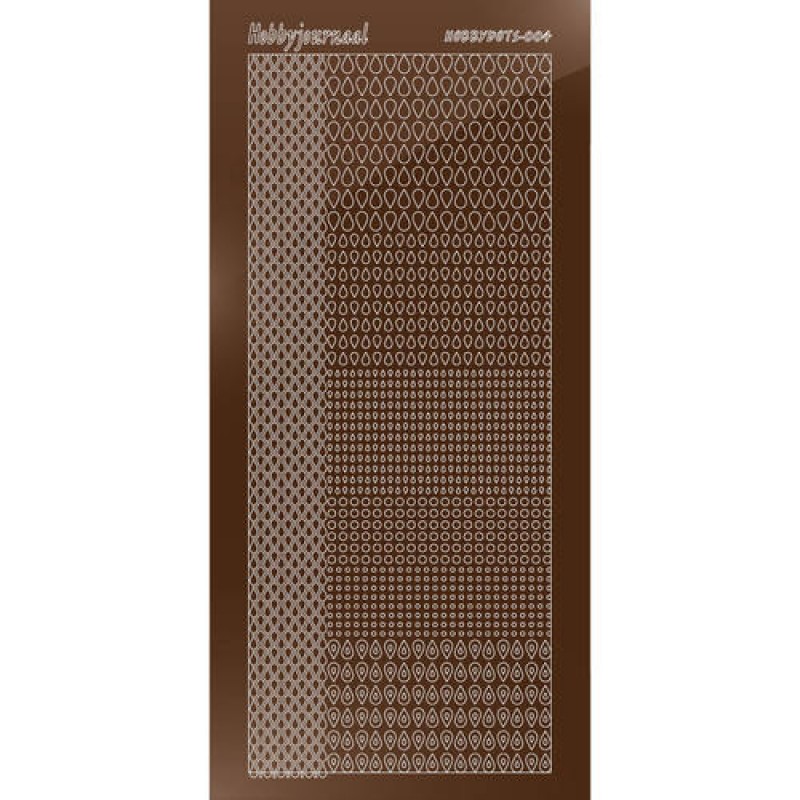 Hobbydots sticker - Mirror Brown