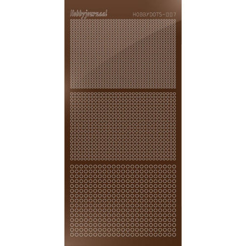 Hobbydots sticker - Mirror Brown