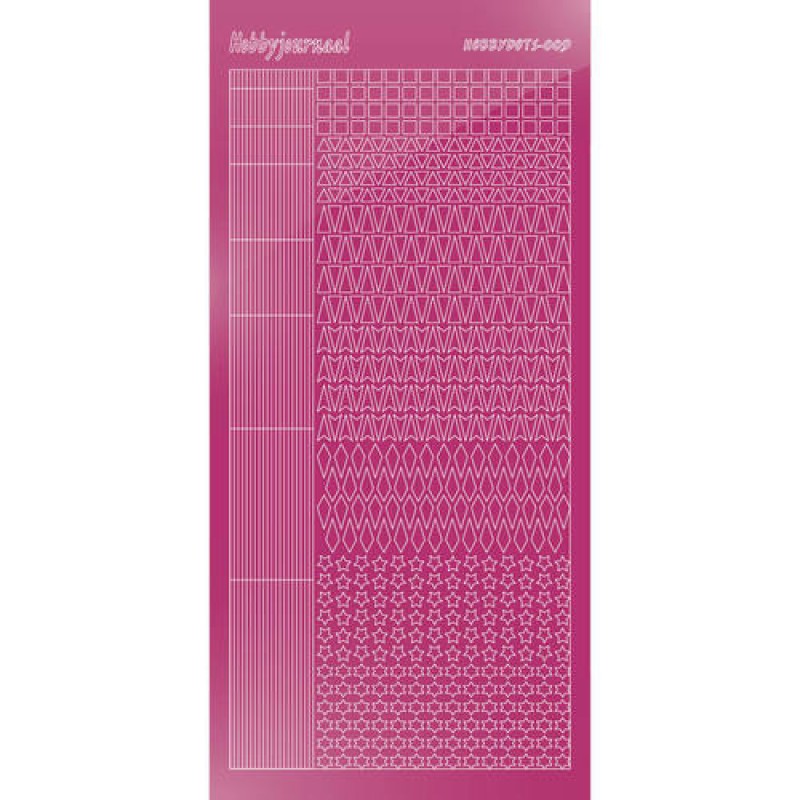 Hobbydots sticker - Mirror Pink