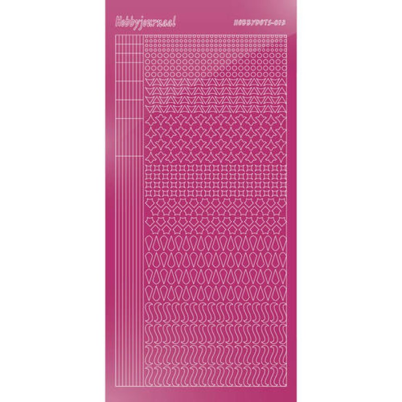 Hobbydots sticker - Mirror Pink