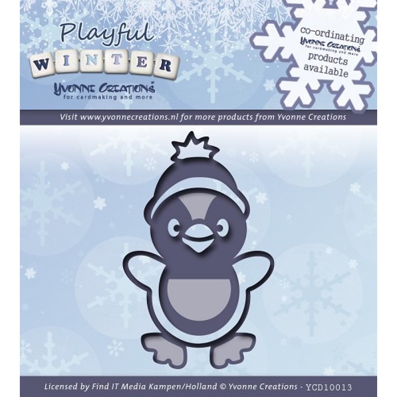 Die - Yvonne Creations - Playful Winter - Pinquin