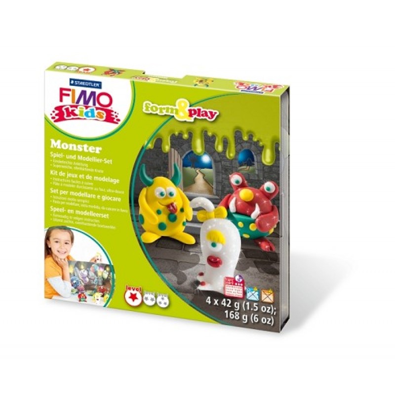 Fimo kids Form&Play Monster