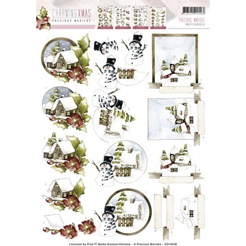 Country Charming Xmas 3D-Knipvel Precious Marieke