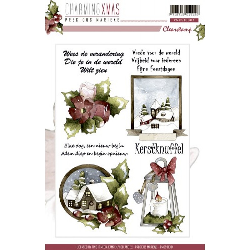 Charming Xmas - Clear Stamp - Precious Marieke