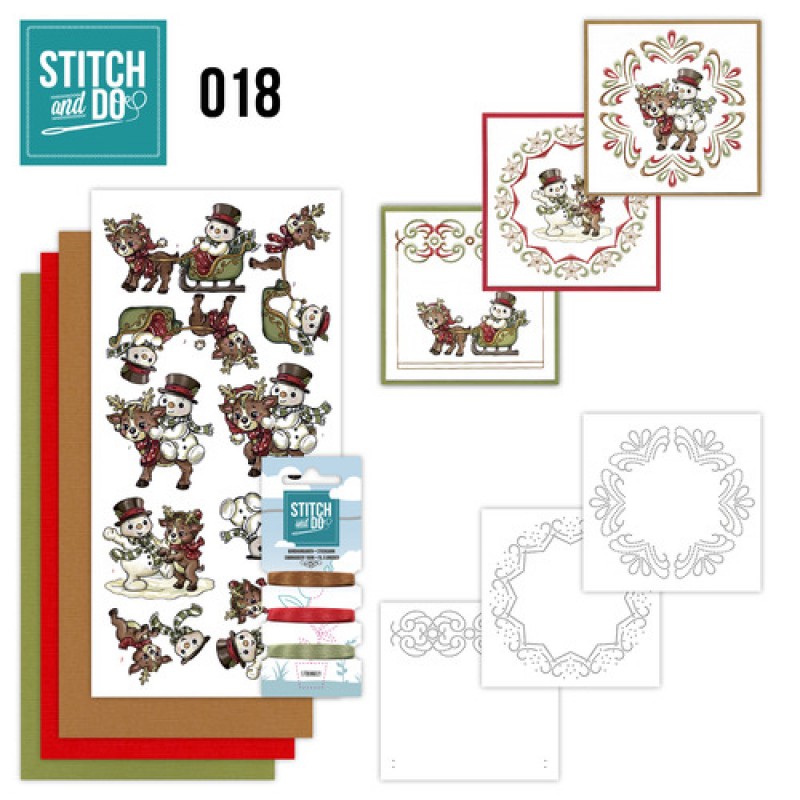 Stitch and Do 18 - Snowman and Reindeer