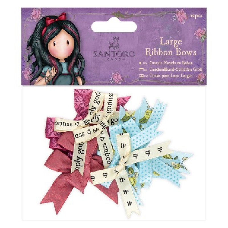 Large Ribbon Bows (12pcs) - Santoro