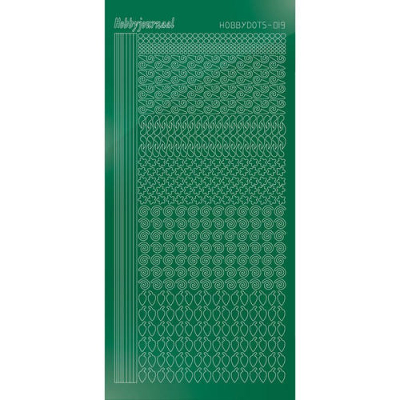 Hobbydots sticker - Mirror Green