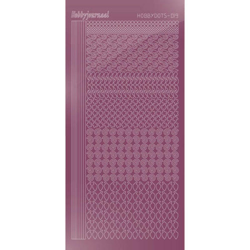 Hobbydots sticker - Mirror Violet