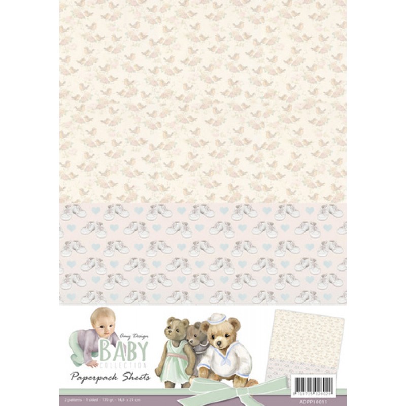 Amy Design - Baby Collection - Paperpack background sheets 1