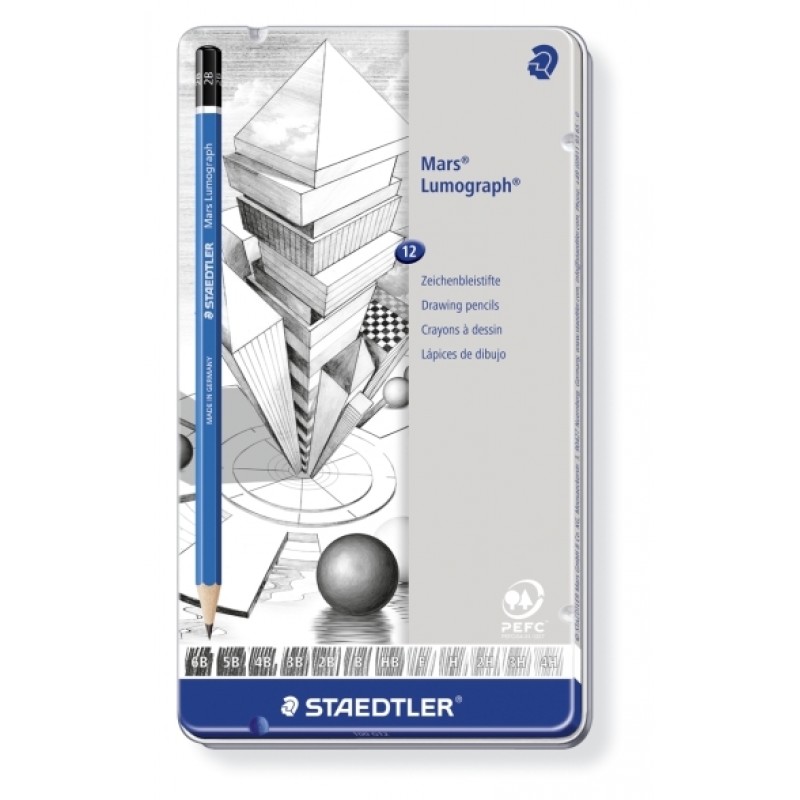 Mars Lumograph potlood - set 12 st