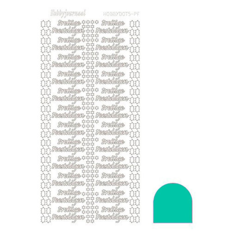 Hobbydots sticker - Mirror Emerald