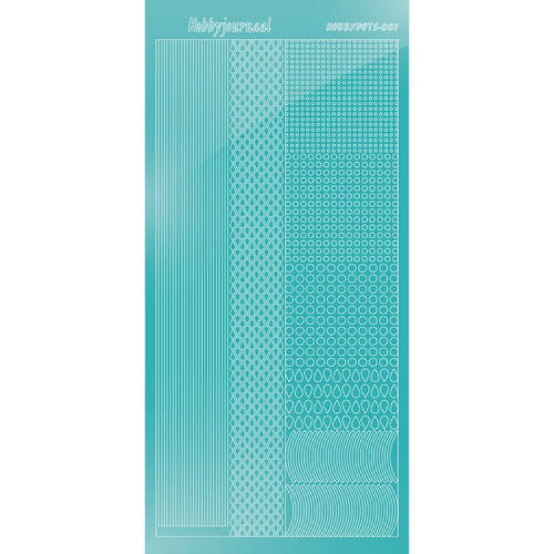 Hobbydots sticker - Mirror - Emerald