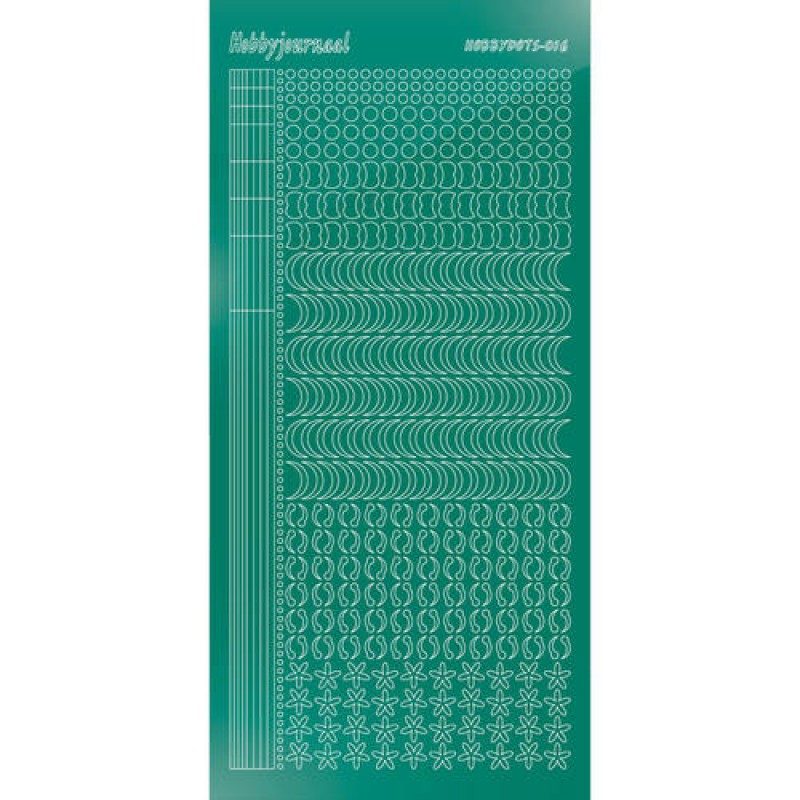 Hobbydots sticker - Mirror - Christmas Green