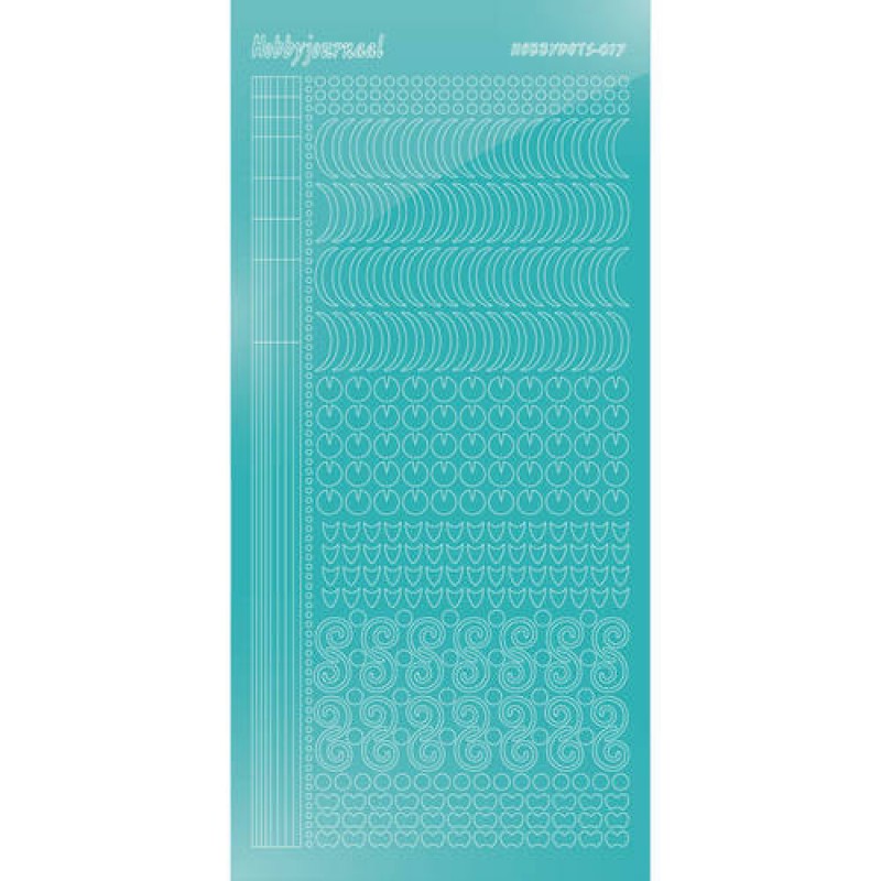 Hobbydots sticker - Mirror - Emerald