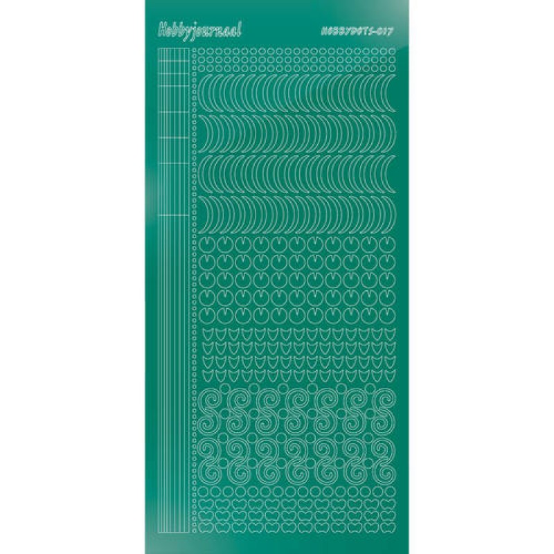 Hobbydots sticker - Mirror - Christmas Green