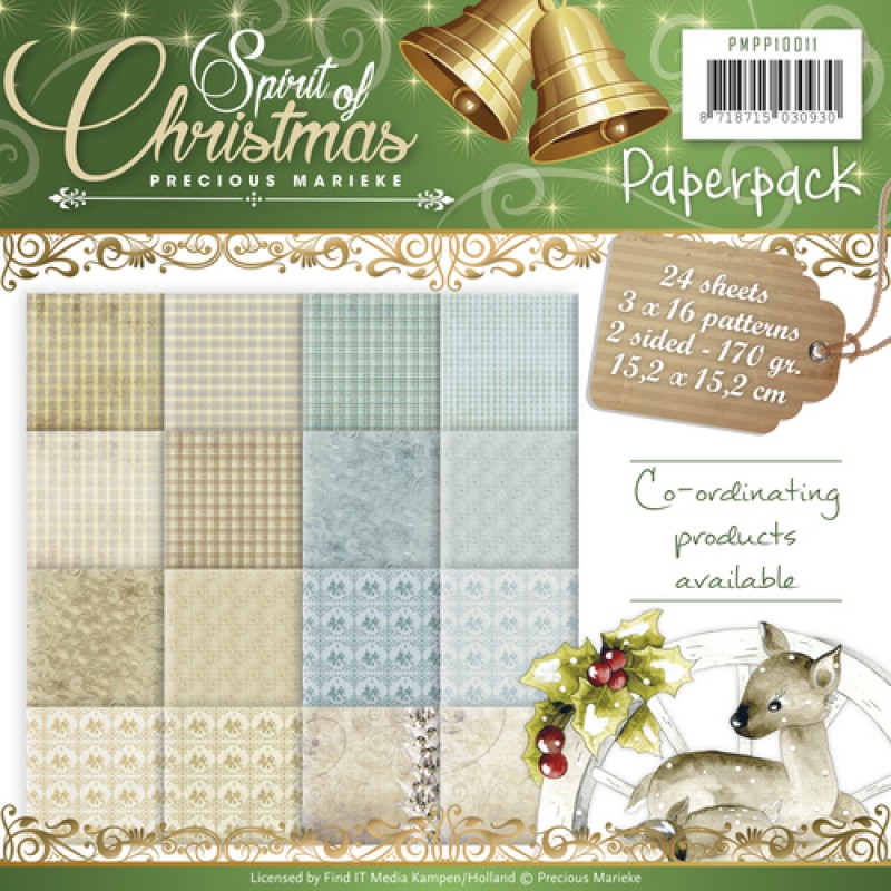 Paperpack - Precious Marieke - Spirit of Christmas