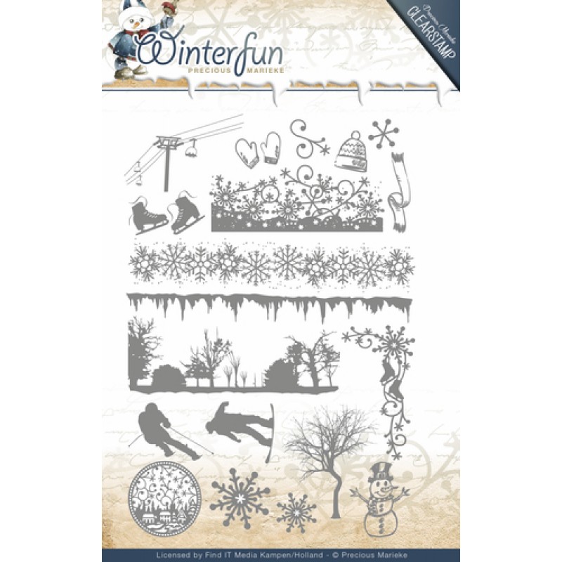 Winterfun - Clear Stamp - Precious Marieke