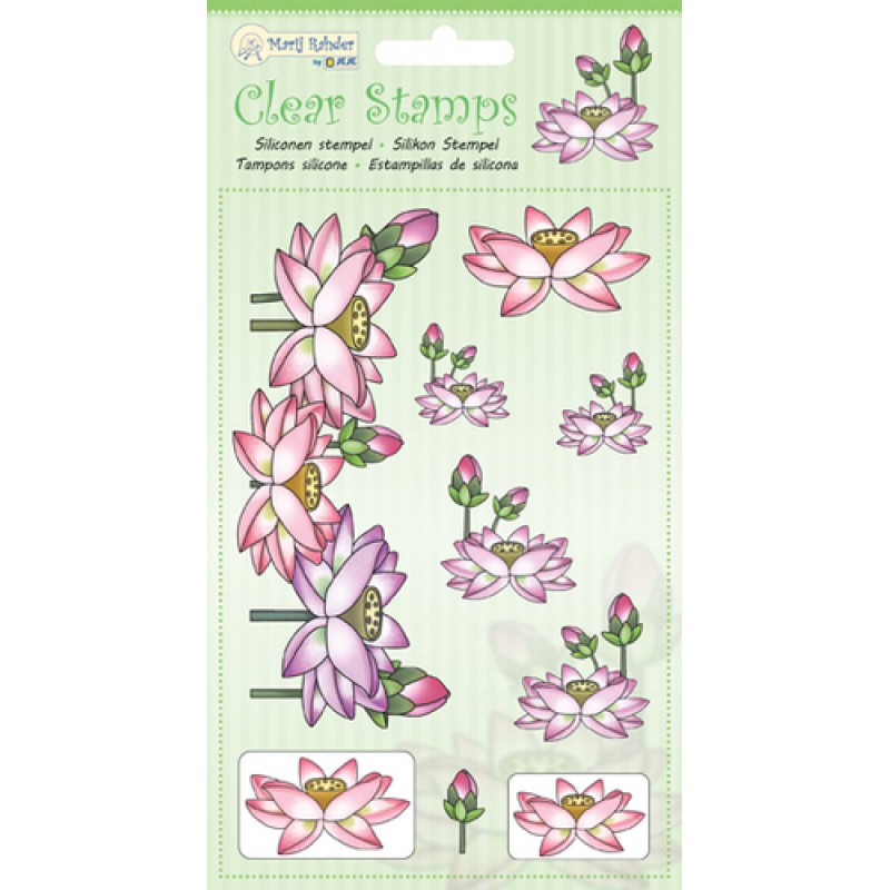 MRJ Clear Stamps Lotus