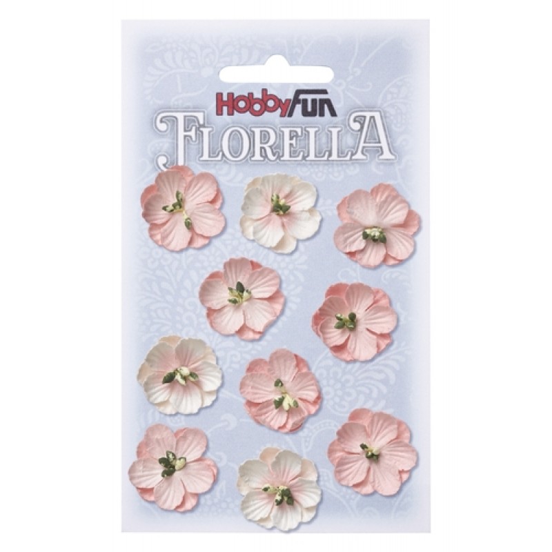 FLORELLA-Blüten zart-rosa, 2,5cm