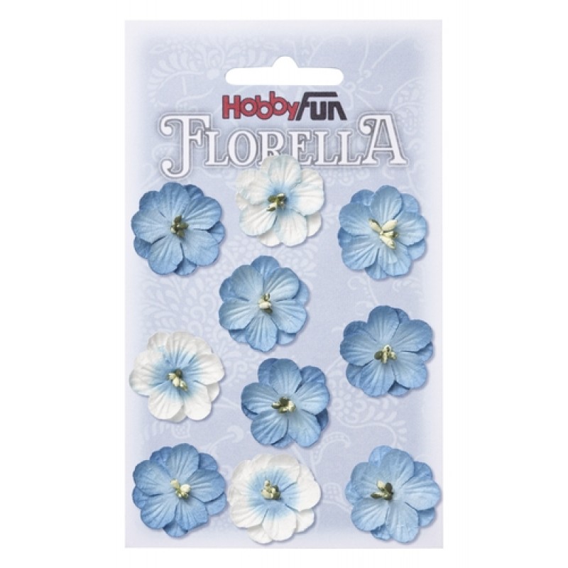 FLORELLA-Blüten blau, 2,5cm