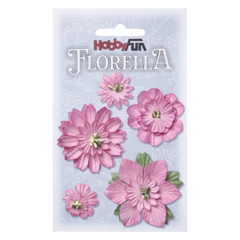 FLORELLA-Blüten rose, 2-5cm