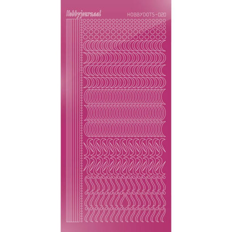 Hobbydots sticker - Mirror Pink