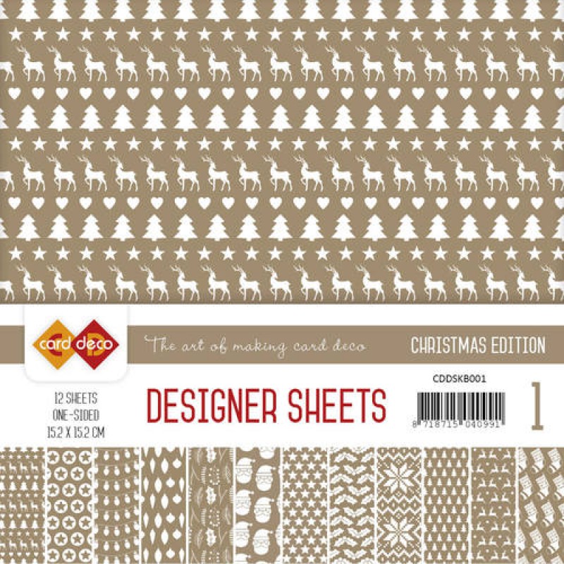 Coffee Christmas Edition Designer Sheets 1 by Card Deco