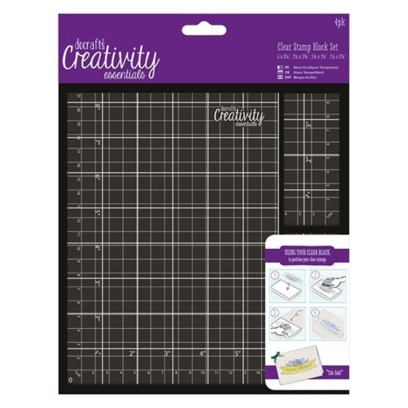 Clear Stamp Block Set - Large