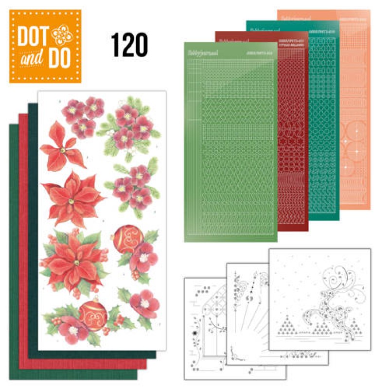 Dot and Do 120 - Jeanine's Art - Kerstbloemen